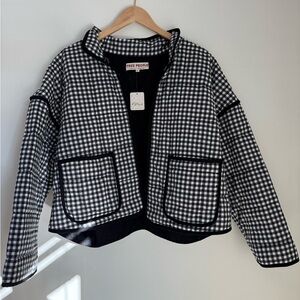 Free People Chloe Gingham Jacket